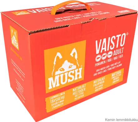 Mush Vaisto punainen 10kg, ennakkotilaustuote - Mush raakaruoka - 37385 - 1