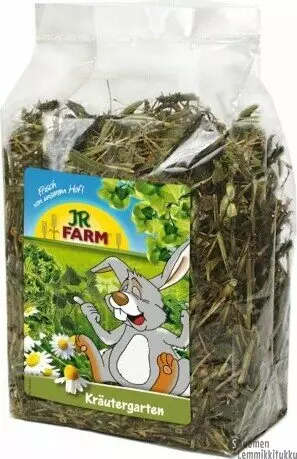 Jr-Yrtti Yrttitarha 100 g, 9 eri yrttiä. - Kanin ja jyrsijän herkut - 41687 - 1