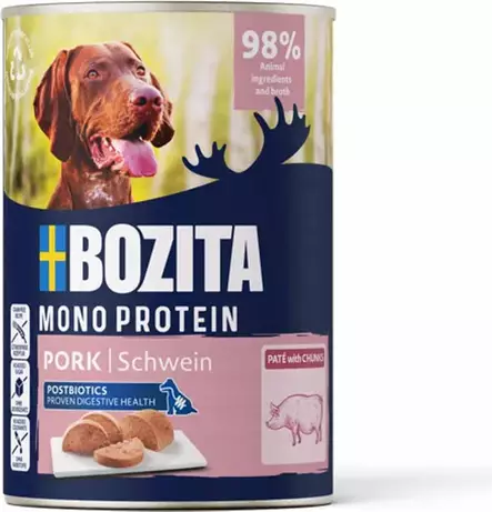 Bozita Dog Pate possu 400g - Koiran märkäruoka - 42940 - 1