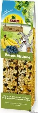 JR-Basic Jyrsijän Banaani -mustikka tanko 2kpl/pkt - Kanin ja jyrsijän herkut - 37530 - 1