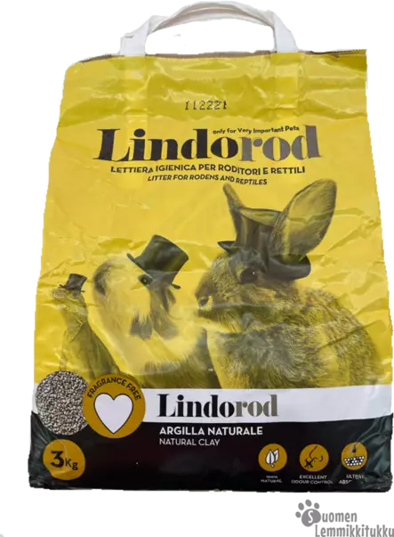 Lindo Rod Jyrsijänhiekka 3 kg - Kanin ja jyrsijän vessat ja hiekat - 38140 - 1