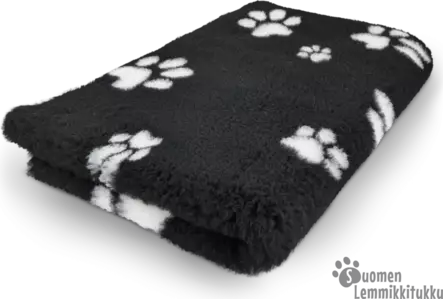 Vetbed musta tassuilla 50x75cm - Koiran makuualustat ja viltit - 42050 - 1