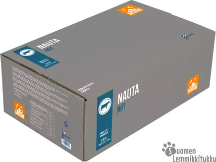 Mush Naudan jauheliha 4,6kg, minilevy 230g - Mush raakaruoka - 41800 - 1