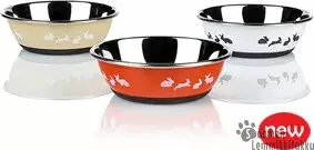 PoshPaw Teräskuppi 350ml pieneläimille - Kanin/jyrsijän ruokakupit, juomapullot - 41130 - 1