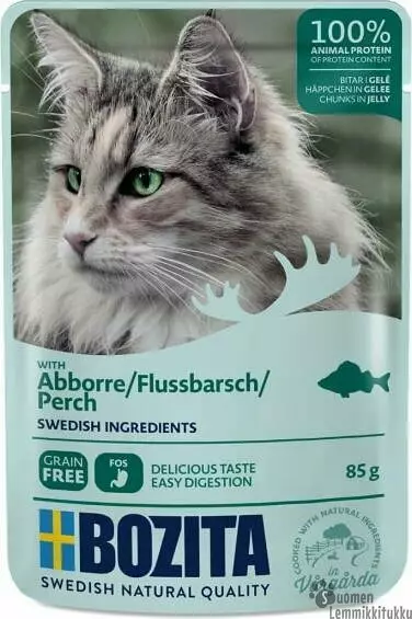 Bozita Ahventa hyytelössä 85g - Kissan märkäruoka - 40271 - 1