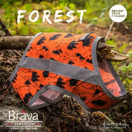 Brava Forest huomioliivi - Koiran huomiotuotteet ja pelastusliivit - 37991 - 2