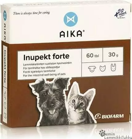 Aika Inupekt Forte 60 tbl - Koiran lisäravinteet ja öljyt - 38021 - 1