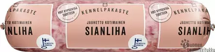 Jauhettu sianliha 500g pötkö, luuton, ennakkotilaus 12x500g - Kennelpakaste raakaruoka - 42691 - 1