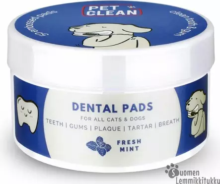 Pet Clean hampaiden puhdistuspyyhe kissoille ja koirille - Koiran silmien, korvien, hampaiden hoito - 41931 - 1