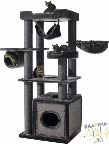 Raapimapuu Faris, tummanharmaa - Kissan raapimapuut - 41501 - 1