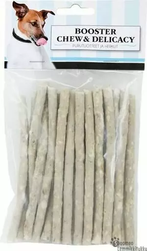 Rouhetikku Booster Chew & Delicacy, 12 cm, 20 kpl - Purupatukat koiralle - 37831 - 1