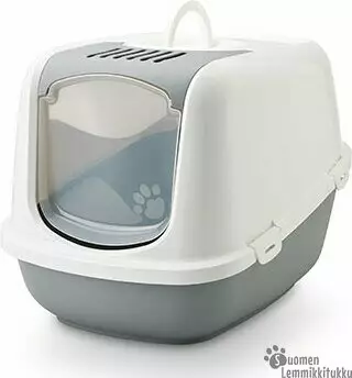 WC katettu hiekkalaatikko Nestor jumbo 66 x 48 x 46 cm - Kissan vessat ja lapiot - 39691 - 1