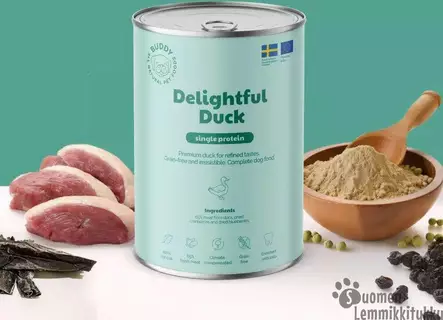 Buddy Delightful Duck (ankka) 400g - Koiran märkäruoka - 42342 - 1