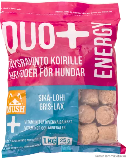 MUSH DUO+ ENERGY 6x1kg, lohi-sika - Mush raakaruoka - 37292 - 1