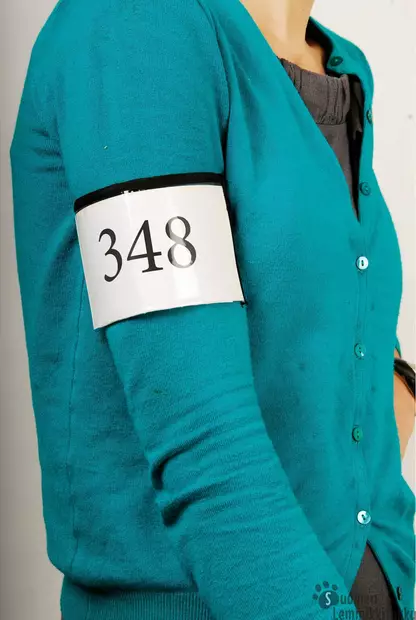 Numerolapputasku kahdella kuminauhalla - Koiranäyttelyt - 38212 - 1