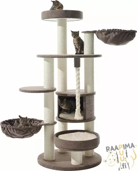 Raapimapuu Fida, Ruskea-pellava - Kissan raapimapuut - 41502 - 1