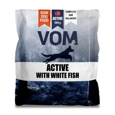 Vom Active Valkoinen kala 15x0,560g - Vom raakaruoka - 42962 - 1