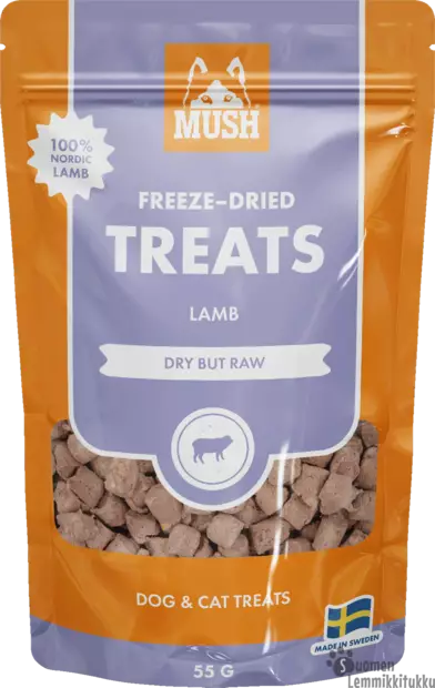 Mush Freeze dried treats lammas 55g - Pehmeät makupalat koiralle - 42543 - 1