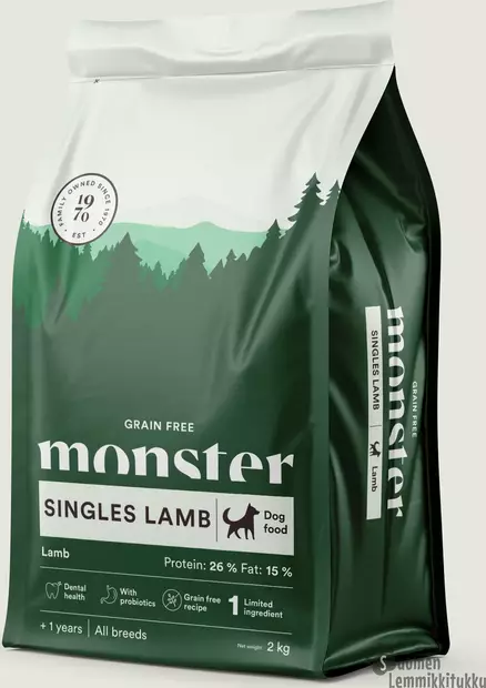 Grain Free Singles Lamb/lammas 2kg - Koiran kuivaruoka - 40183 - 1