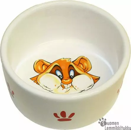 Jyrsijän ruokakuppi Hamster 9x9x4cm - Kanin/jyrsijän ruokakupit, juomapullot - 41243 - 1
