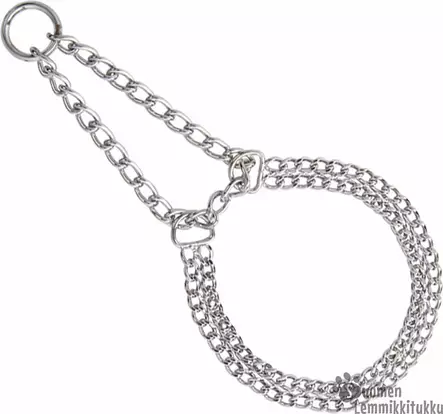 Kaksirivinen puolikiristävä ketjukaulain - Koiran Ketjukaulaimet - 39613 - 1