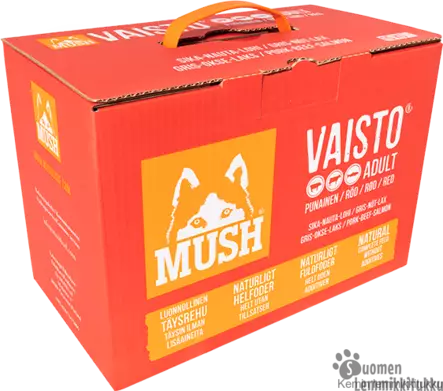 Mush Vaisto punainen 10kg - Koiran raakaruoka - 40703 - 1