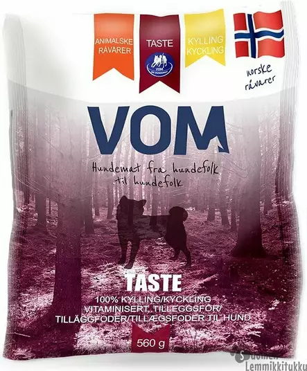 Vom Taste Kana pulla 15x560g - Vom raakaruoka - 40533 - 1