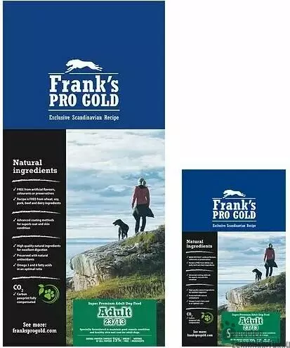 Frank´s Pro Gold Adult 15kg - Kuivaruoka normaaliaktiiviselle koiralle - 38604 - 1