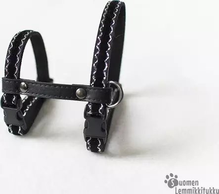 Lavellas H-valjas musta - Kissan valjaat - 40404 - 1