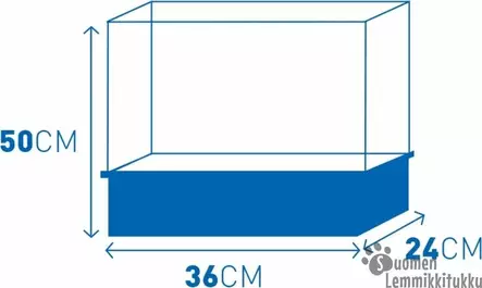 Duvo+ Jyrsijän häkki Teddy 2 - Kanin ja jyrsijän häkit - 40394 - 2