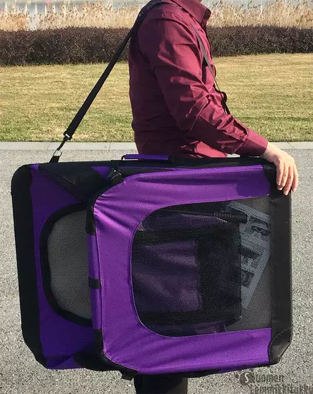 Kevythäkki, lila koko S - Koiran häkit - 40674 - 2