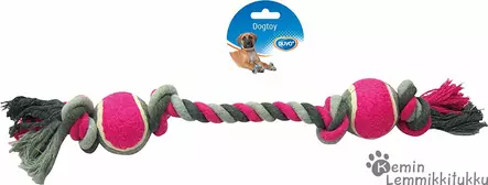 Duvo+ Köysilelu palloilla koiralle - Koiran köysi- ja vetolelut - 39164 - 1