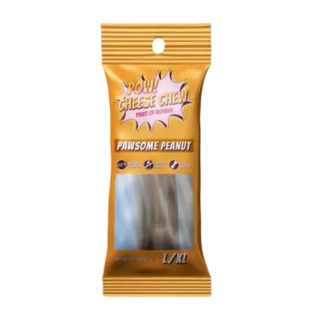 POW! Cheese Chew Peanut Butter - Purupatukat koiralle - 38874 - 2