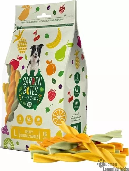 Garden Bites, Dental Fruity swirls Koko S - Koiran hampaidenhoito - 39945 - 1