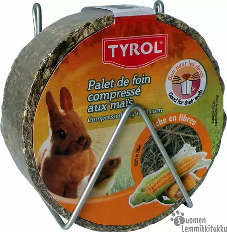 Tyrol Heinärulla maissilla 240g - Kanin ja jyrsijän herkut - 40615 - 1