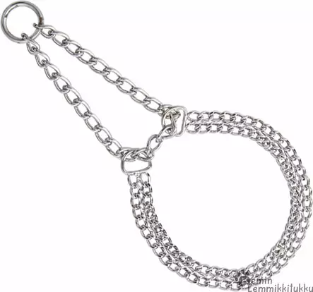 Kaksirivinen puolikiristävä ketjukaulain - Koiran Ketjukaulaimet - 38055 - 1