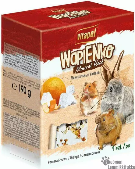 Vitapol Mineraalikivi, appelsiini - Kanin ja jyrsijän hoito ja terveys - 41255 - 1