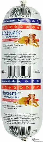 Naturis Nautamakkara 650g - Pehmeät makupalat koiralle - 38195 - 1