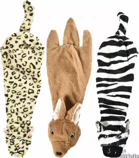 Only4Dogs Africa -pehmolelu 17 x 54 cm - Koiran täytteettömät ja litteät lelut - 42615 - 1