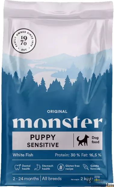 Original Puppy Sensitive White Fish (valkolihainen kala) 2kg - Kuivaruoka normaaliaktiiviselle koiralle - 42685 - 1