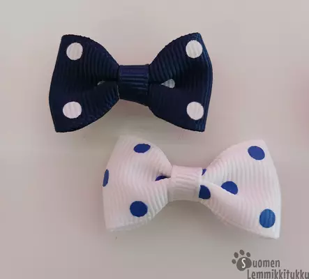 Polka Dot rusetti klipsillä, värivalikoima - Koiran asusteet - 41535 - 2