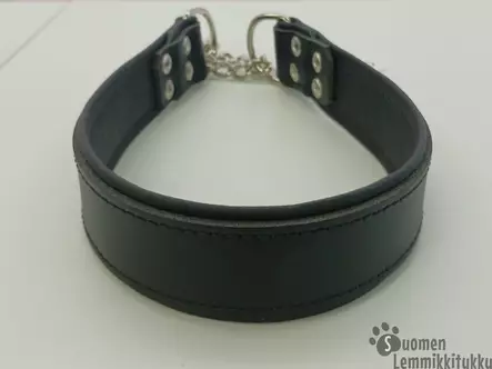 Nahkanasta puolikiristävä nahkapanta - Koiran puolikiristävät pannat - 39705 - 1