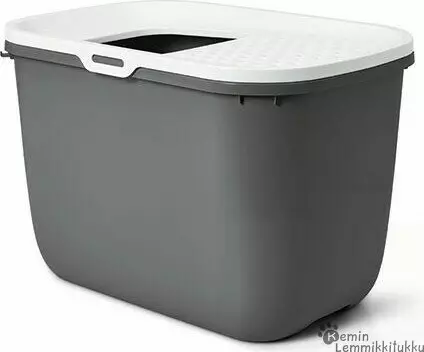 WC hiekkalaatikko Hop-In antrasiitti 58,5x39x39,5cm - Kissan vessat ja lapiot - 38315 - 1