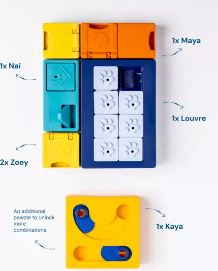 Pawzler Smarty Set - Koiran aktivointilelut, pelit ja kupit - 41786 - 1