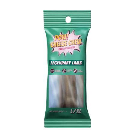 POW! Cheese Chew Legendary Lamb - Purupatukat koiralle - 38876 - 1