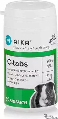 Aika C-tabs 90 tbl, 3 kk annos marsulle - Kanin ja jyrsijän hoito ja terveys - 42227 - 1