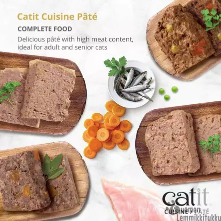 Catit Cuisine Pate Nauta&Porkkana 95g - Kissan märkäruoka - 42017 - 2