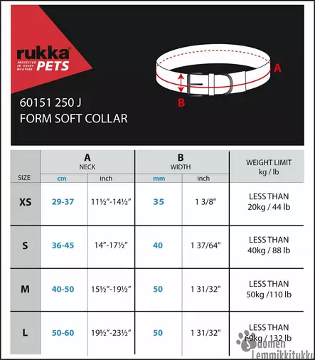 Rukka Form soft panta musta - Koiran solkipannat - 41077 - 2
