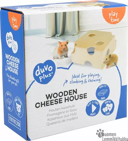 Duvo+ Juustotalo, puinen - Kanin ja jyrsijän mökit ja sisustus - 42237 - 2