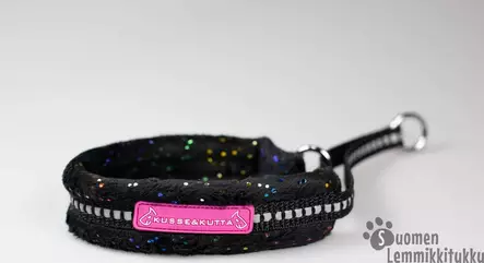 Kusse & Kutta minipanta kimalle - Koiran puolikiristävät pannat - 41937 - 1